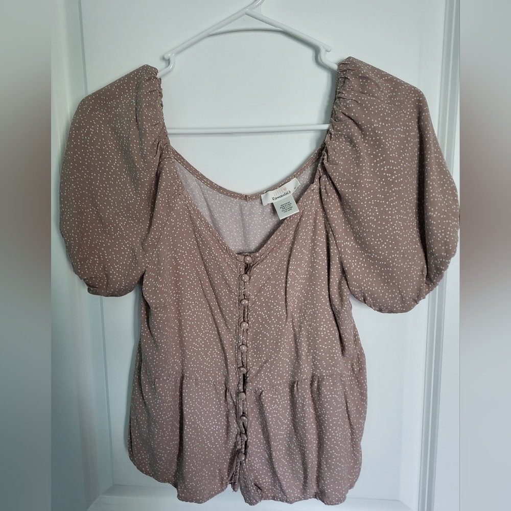Peasant blouse, Juniors Medium